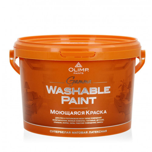 Olimp ГАММА Краска акрил моющ мат -20С 2,5 л