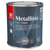 Антикоррозийная краска по металлу и ржавчине Tikkurila Metallista глянцевая цвет серый 0,9 л