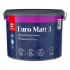 Краска интерьерная для стен и потолков Tikkurila Euro Matt 3 абсолютно матовая база C 9 л