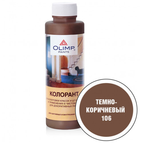 Olimp Колорант №106 темно-коричневый -30С 500мл