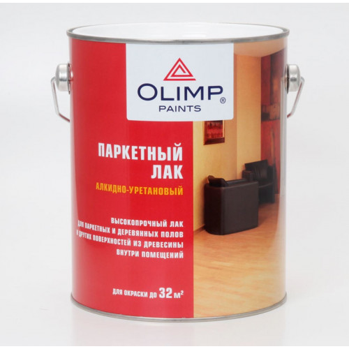 Olimp Лак паркетный полуматовый 2,7 л