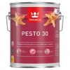 Стойкая интерьерная алкидная эмаль универсальная Tikkurila Pesto 30 полуматовая база A 2,7 л