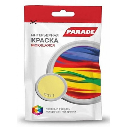 Краска латексная Parade Pro'latex E3 цвет база А мат AP 58-3 Саше 50 мл