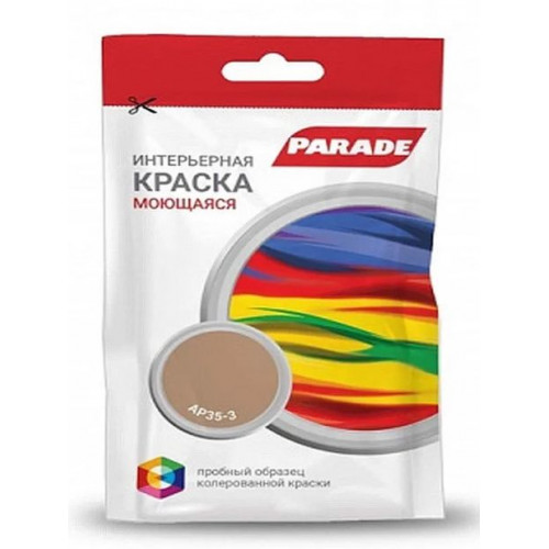 Краска латексная Parade Pro'latex E3 цвет база А мат AP 35-3 Саше 50 мл