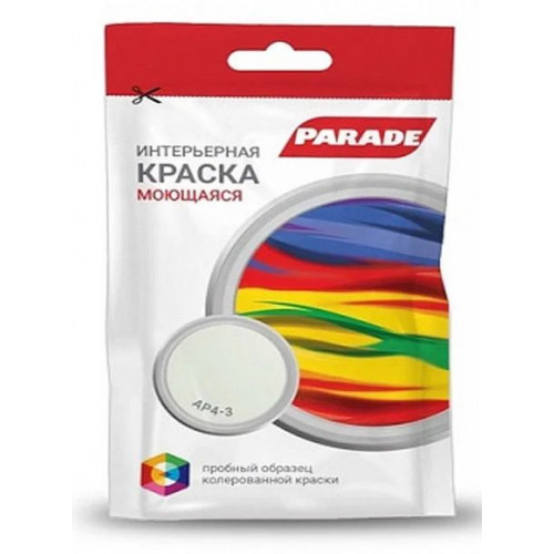 Краска латексная Parade Pro'latex E3 цвет база А мат AP 4-3 Саше 50 мл