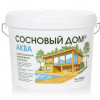 Сосновый дом АКВА Декоративный деревозащитный антисептик орегон 9 л