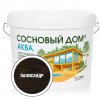 Сосновый дом АКВА Декоративный деревозащитный антисептик палисандр 9 л