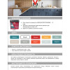 Краска для стен и мебели на кухне V33 Renovation Perfection цвет маренго 750 мл