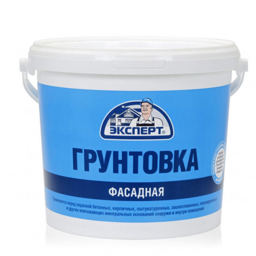 Эксперт Грунтовка фасадная 5 кг ведро