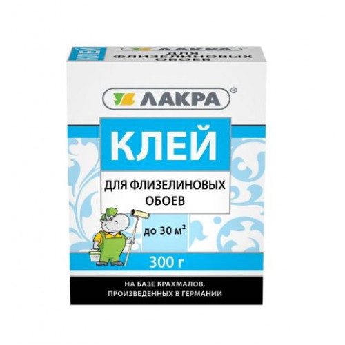 Клей для флизелиновых обоев Лакра 300 г