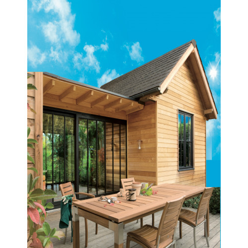 Алкидный антисептик для дерева с воском V33 Wax Protection цвет бесцветный 9 л