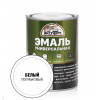 Эксперт Эмаль Универсальная алкидная полуматовая Белая 0,8 кг
