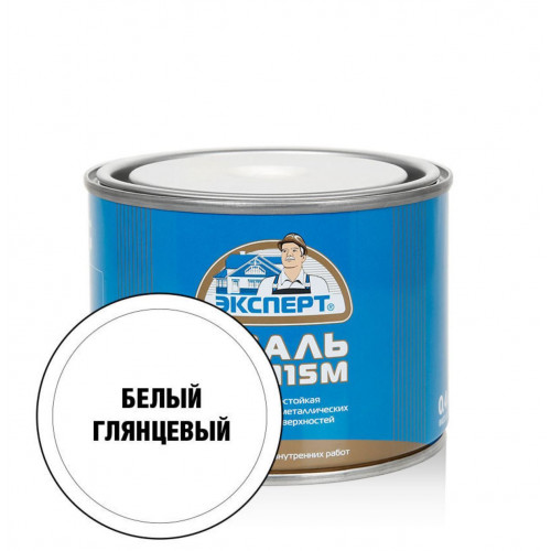 Эксперт Эмаль ПФ-115М глянц белая 0,4 кг