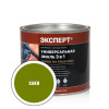 Эксперт Универсальная эмаль 3в1 прямо на ржавчину хаки 1,9 кг