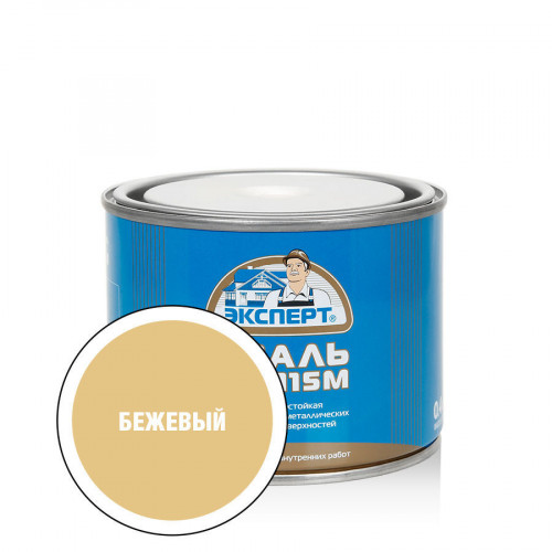 Эксперт Эмаль ПФ-115М глянц бежевая 0,4 кг