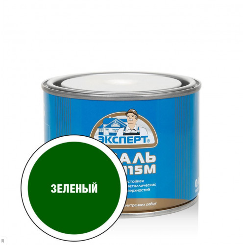 Эксперт Эмаль ПФ-115М глянц зеленая 0,4 кг
