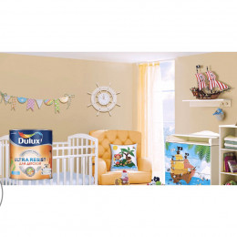 Краска для стен и потолков латексная Dulux Ultra Resist Для детской матовая База BC 2,25 л