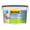 Краска для кухни и ванной латексная Marshall матовая база BW 2,5 л
