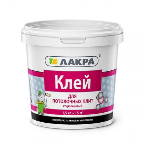 Клей для потолочных плит Лакра 1,5 кг