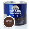 Эксперт Эмаль по ржав 3в1 глянцевая коричневый RAL 8017 1,8 кг