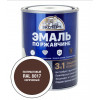 Эксперт Эмаль по ржав 3в1 полуматовая коричневый RAL 8017 0,8 кг