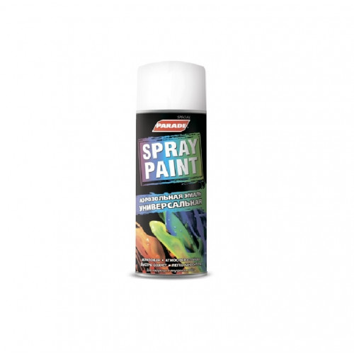 Эмаль аэрозольная универсальная Parade Spray Paint цвет 1007 Белый матовый 400 мл