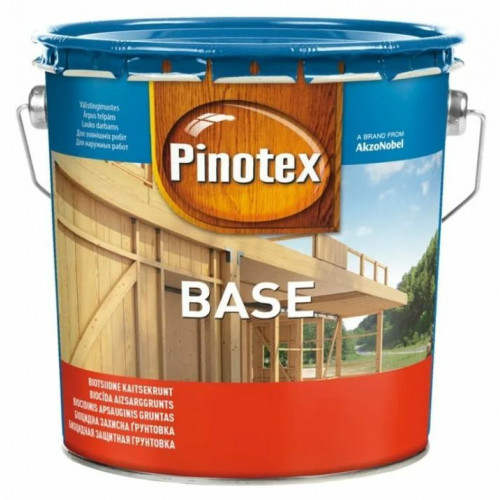 Грунт для защиты древесины Pinotex Base 2,7 л