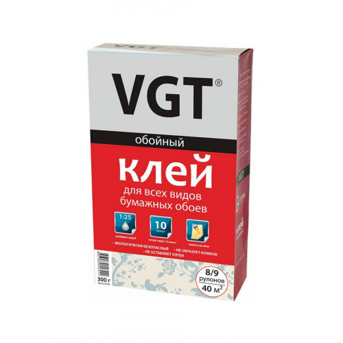 Клей для всех видов бумажных обоев VGT 0,2 кг
