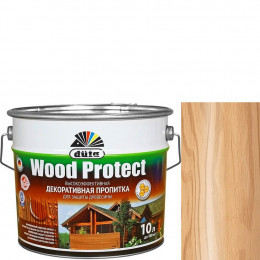 Пропитка декоративная для защиты древесины Dufa Wood Protect дуб 10 л
