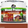 Пропитка декоративная для защиты древесины Dufa Wood Protect махагон 10 л