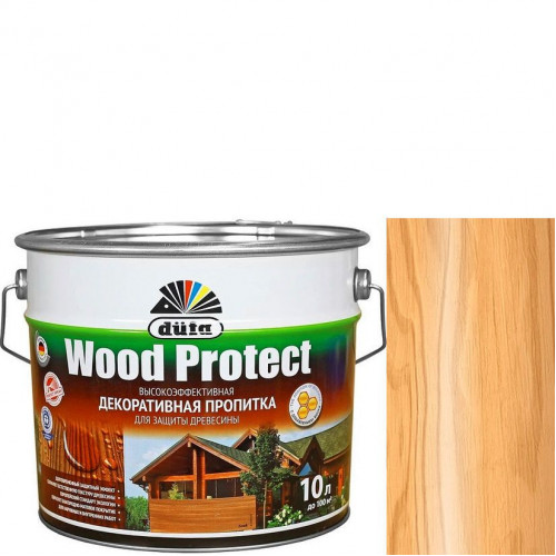 Пропитка декоративная для защиты древесины Dufa Wood Protect сосна 2,5 л