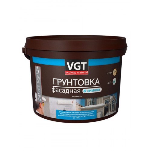 Грунтовка фасадная «зимняя» до -10°С VGT ВД-АК-0301 10 кг