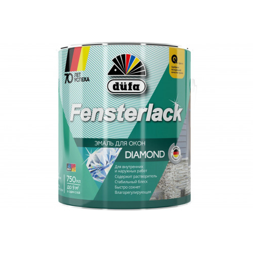 Эмаль для окон и дверей тиксотропная Dufa Fensterlack 0,75 л