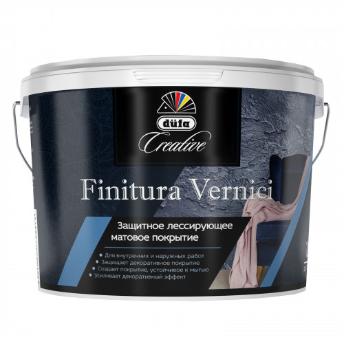 Защитное лессирующее матовое покрытие Dufa Creative Finitura Vernici 2,5 л