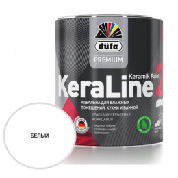 Краска для влажных помещений Dufa Premium KeraLine Keramik Paint 20 полуматовая База 1 0,9 л