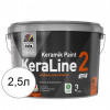 Краска для потолков Dufa Premium KeraLine Keramik Paint 2 глубокоматовая База 1 2,5 л
