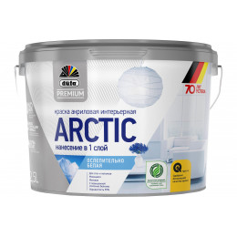 Краска для стен и потолков Dufa Premium Arctic глубокоматовая База 1 2,5 л