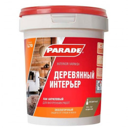 Лак акриловый глянцевый Parade L70 Деревянный интерьер 0,9 л
