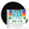 Эмаль ПФ-115 Proremontt Черный 2,7 кг