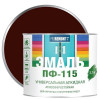Эмаль ПФ-115 Proremontt Шоколадно-коричневый 2,7 кг