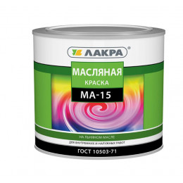 Краска на льняном масле Лакра МА-15 цвет бежевый 1,9 кг