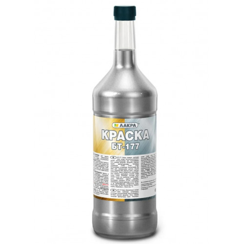 Краска БТ-177 Серебрянка Лакра 0,5 л