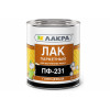 Лак паркетный глянцевый Лакра ПФ-231 2,4 кг