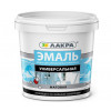 Эмаль акриловая универсальная матовая Лакра цвет белый 0,9 кг
