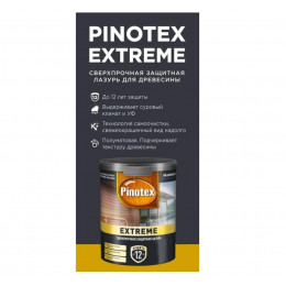 Пропитка декоративная для защиты древесины Pinotex Extreme калужница полуматовая 9 л