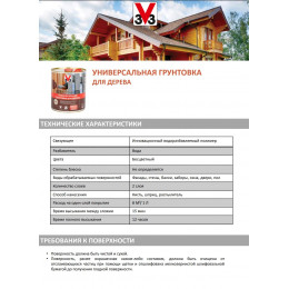 Универсальная грунтовка для дерева V33 5 л