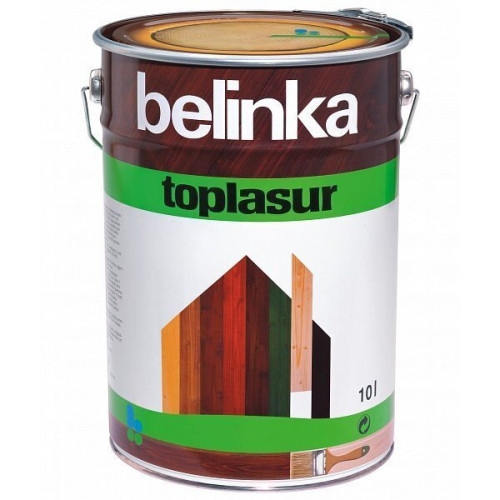 Лазурное покрытие для защиты древесины Belinka Toplasur №12 Бесцветная 10 л