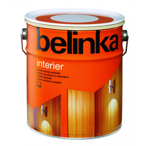 Декоративное лазурное покрытие для древесины Belinka Interier №71 кораллово-красный 2,5 л