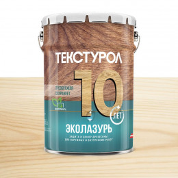 Экологичная лазурь для дерева Текстурол «Эколазурь» цвет бесцветный 5 л