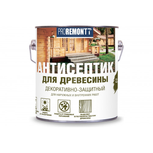 Proremontt антисептик деревозащитное средство орегон 2,5 л